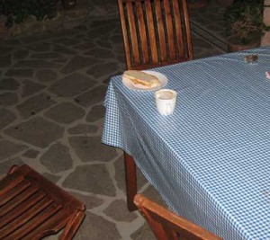 Italiensk frokost før avreise