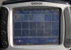 Posisjonen ved Liguriahavet
