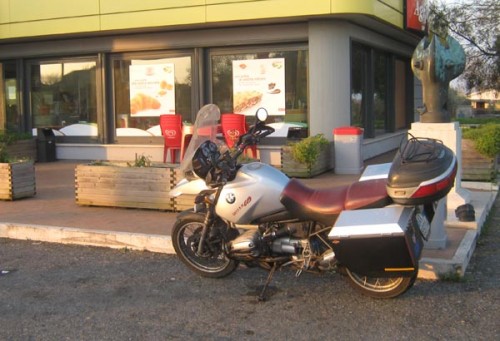 Bamsefar i soloppgang