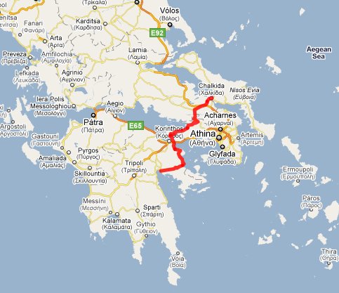 Fra Chaldiki til Nafplio